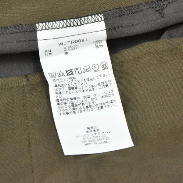 2024AW　CHINO FIELD 2TUCK PANTS　チノフィールド2タックパンツ　トラウザー　WJTR0081