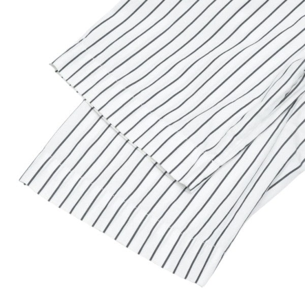 20SSCAMP COLLAR WHITE STRIP SHIRTキャンプカラーホワイトストライプシャツ