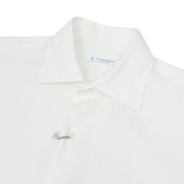 2026SS　SEMI WIDE SPREAD SHIRTS 極HEMP SILK　セミワイドスプレッドシャツ　シルク混ブラウス　MT6103-0601A