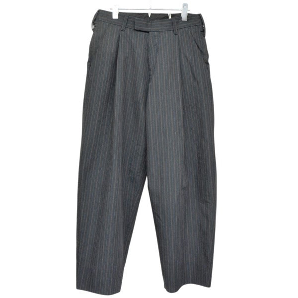 2026SS　MILITARY SLACKS 俺のGUNPAN　ミリタリースラックス　軍パン　ストライプタックワイドトラウザー　MT6103-0208A