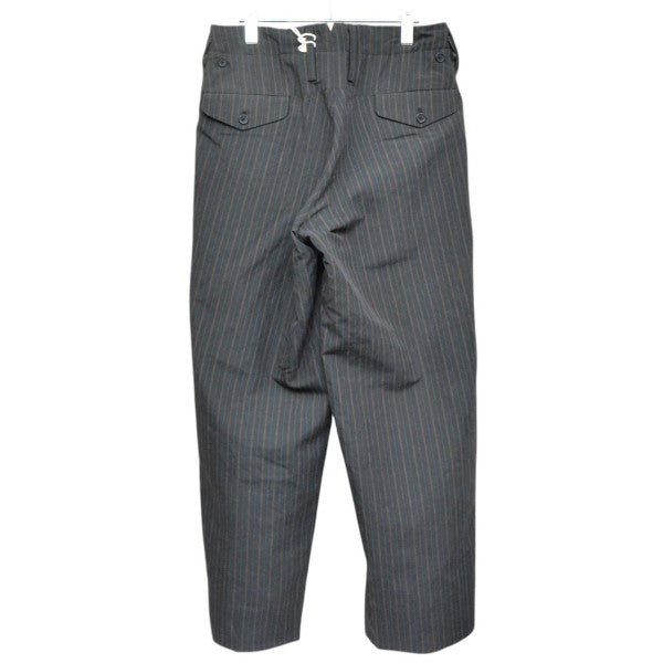 2026SS　MILITARY SLACKS 俺のGUNPAN　ミリタリースラックス　軍パン　ストライプタックワイドトラウザー　MT6103-0208A