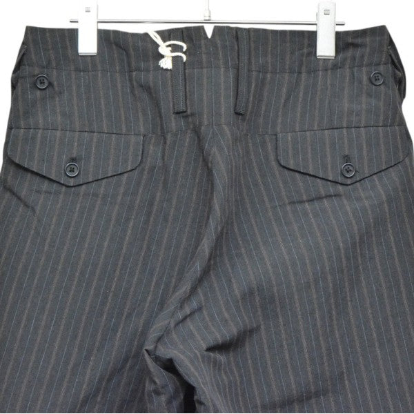 2026SS　MILITARY SLACKS 俺のGUNPAN　ミリタリースラックス　軍パン　ストライプタックワイドトラウザー　MT6103-0208A