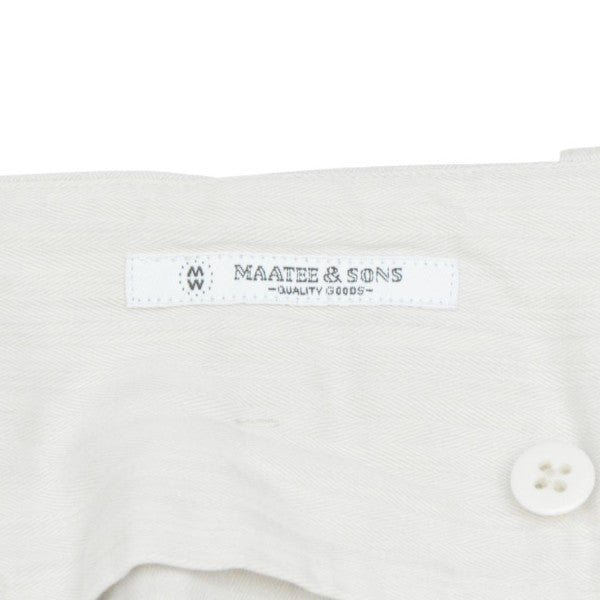 2026SS　ドゥルン CHINO TROUSER　シルクリネン混チノトラウザー　スラックスパンツ　MT6103-0230