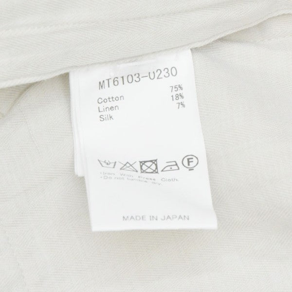 2026SS　ドゥルン CHINO TROUSER　シルクリネン混チノトラウザー　スラックスパンツ　MT6103-0230