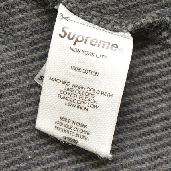 2022AW　Brushed Flannel Twill Shirt　ブラッシュド フランネルツイルシャツ　クラシックロゴ刺繍　シャツジャケット
