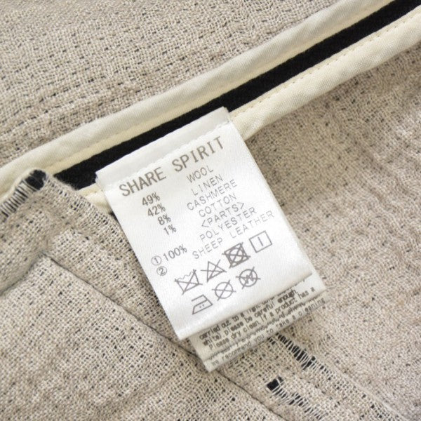 WOOL LINEN JACKET　ウールリネンジャケット　HFA18104