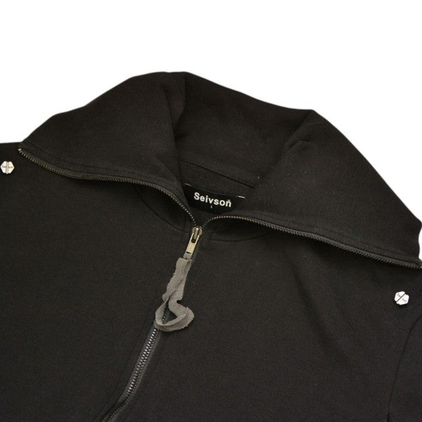 Strap-Structured Elastic Slim Lightweight Jacket　ハイネックジップアップブルゾン　ジャケット　SNBN25-J01