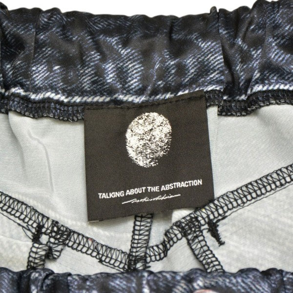 2025AW　DENIM PRINT WIDE PANTS　デニム転写プリントワイドパンツ　NPT-PT-005R