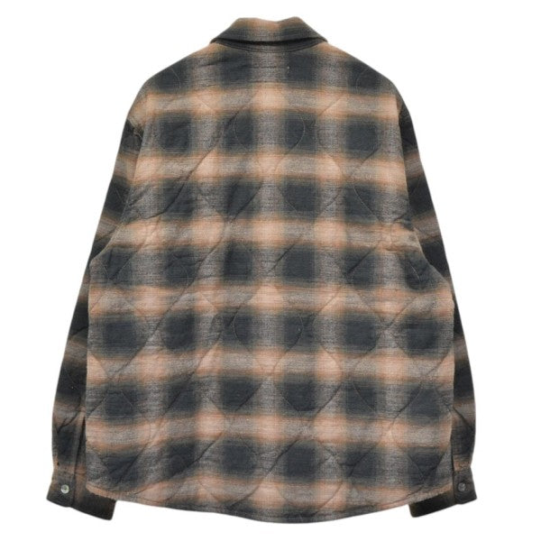 2025AW　QUILTED PLAID SHIRT JACKET　キルテッドプレイドシャツジャケット　1110372