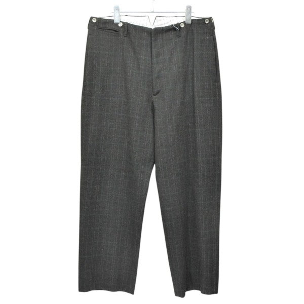 2023AW　Windowpane Trousers　ウィンドペントラウザー　ストライプスラックスパンツ　23AAP-04-05M