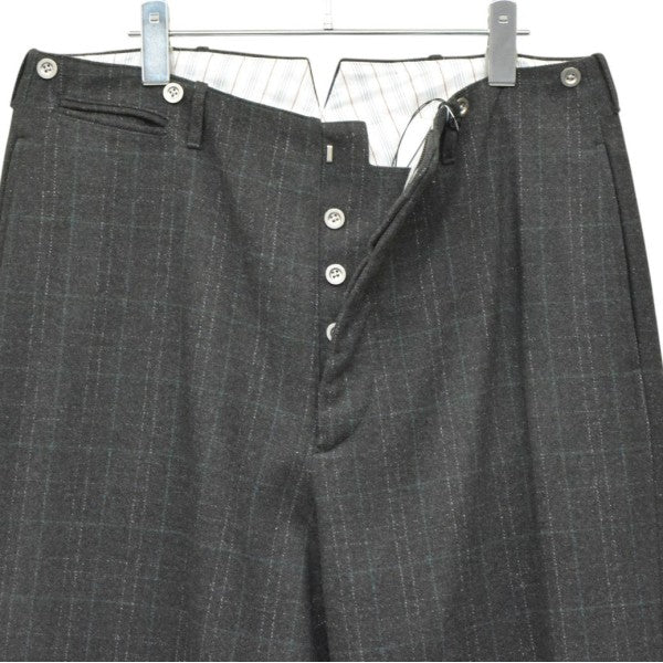 2023AW　Windowpane Trousers　ウィンドペントラウザー　ストライプスラックスパンツ　23AAP-04-05M