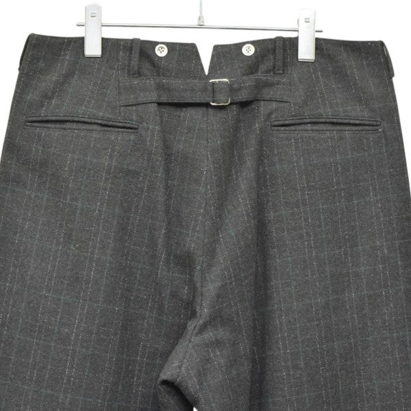 2023AW　Windowpane Trousers　ウィンドペントラウザー　ストライプスラックスパンツ　23AAP-04-05M