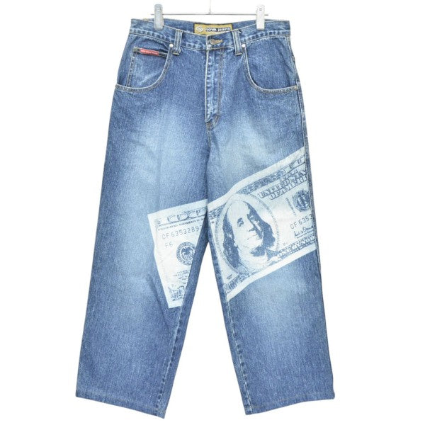 nova jeans(ノヴァ ジーンズ) ドルプリントバギーデニムパンツ