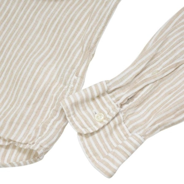 2023SS　LONG SLEEVE SPORT SHIRT　ストライプリネンシャツ