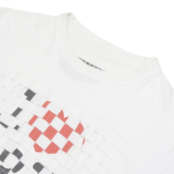 DARE WOVEN T SHIRT　レイヤードリメイクロングスリーブTシャツ