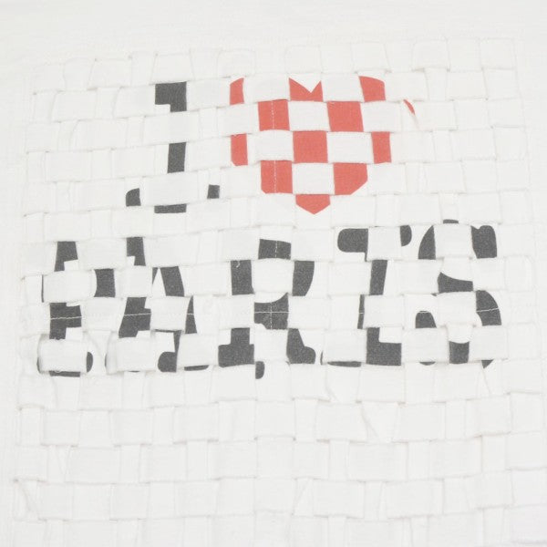 DARE WOVEN T SHIRT　レイヤードリメイクロングスリーブTシャツ