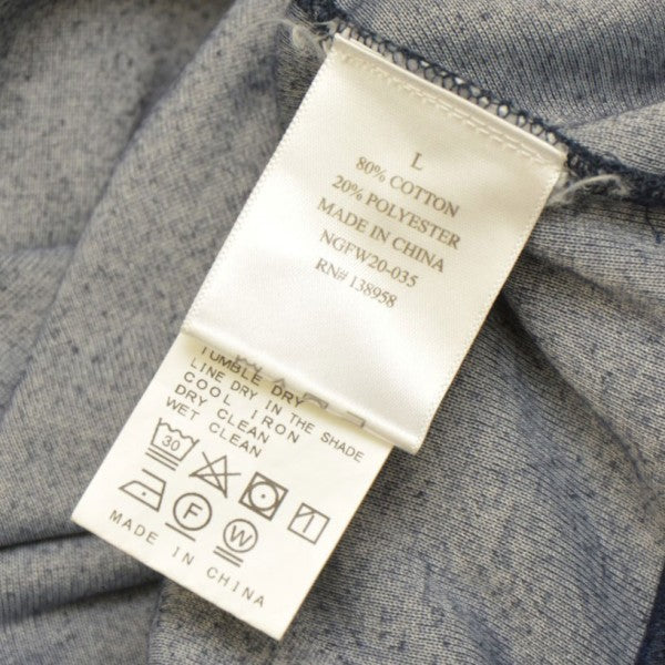 V NECK VELOUR SWEATSHIRT　Vネックベロアスウェット
