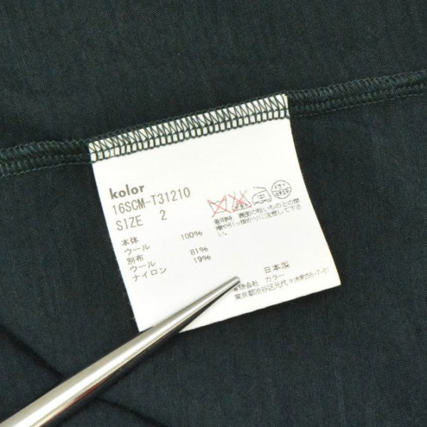 2016SS　サマーウール天竺モックネックＴシャツ　16SCM-T31210