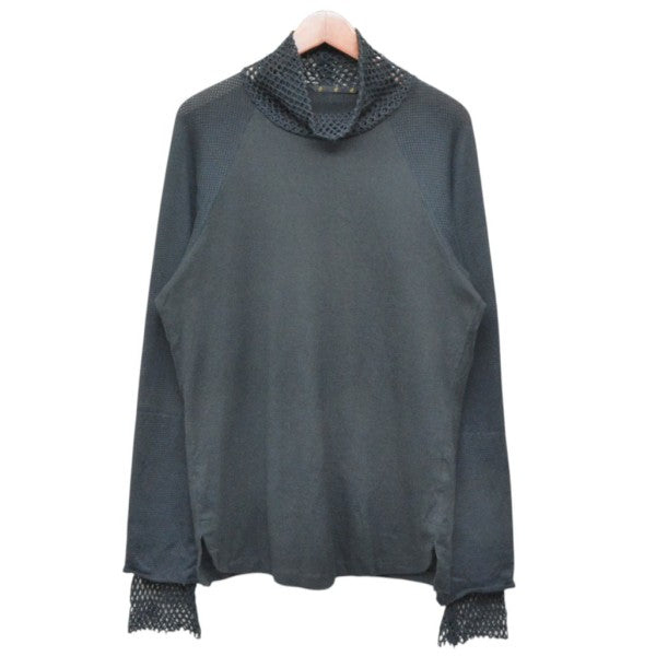 メッシュハイネックロングスリーブＴシャツ　長袖Tシャツ　W03-MT04-1402