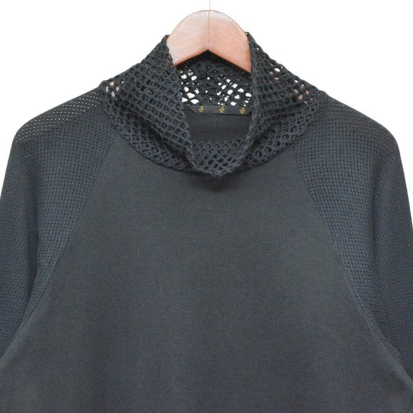 メッシュハイネックロングスリーブＴシャツ　長袖Tシャツ　W03-MT04-1402