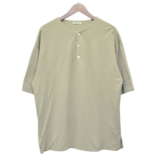 HIGH GAUGE PIQUE DOUBLE CLOTH HENLEY NECK　ハイゲージダブルクロスヘンリーネック　A8SH02HK