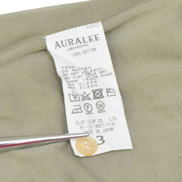 HIGH GAUGE PIQUE DOUBLE CLOTH HENLEY NECK　ハイゲージダブルクロスヘンリーネック　A8SH02HK