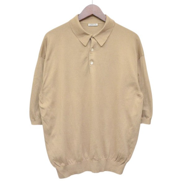SUPERFINE HIGH GAUGE KNIT BIG POLO　スーパーハイゲージニットポロシャツ　A6SP01SS