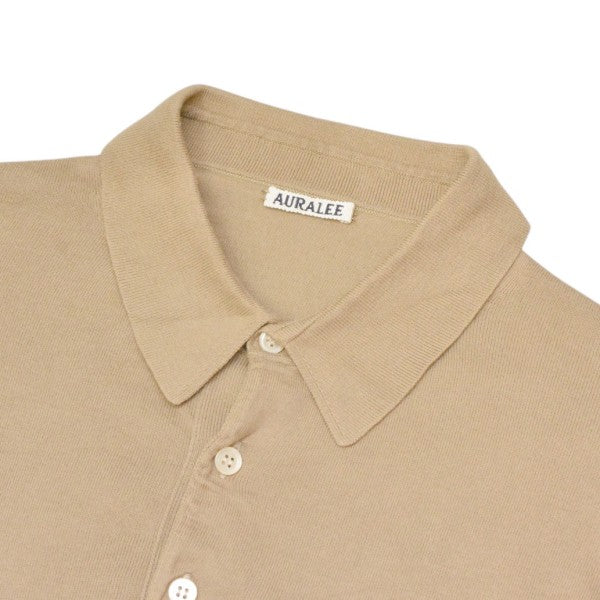 SUPERFINE HIGH GAUGE KNIT BIG POLO　スーパーハイゲージニットポロシャツ　A6SP01SS