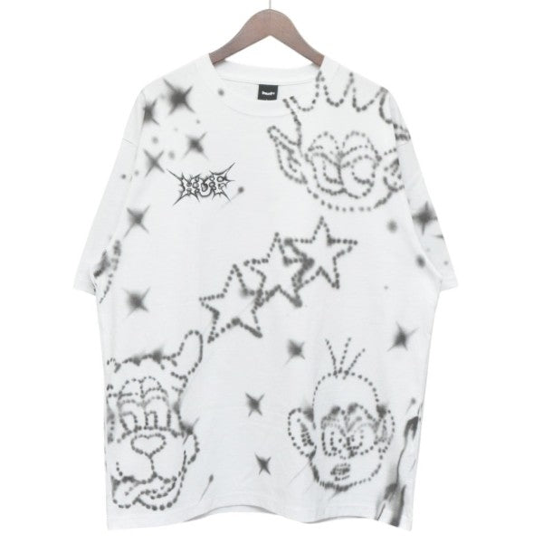 2025SS　RYOTA DAIMON For Huf TEE　ペイントプリントオーバーサイズＴシャツ