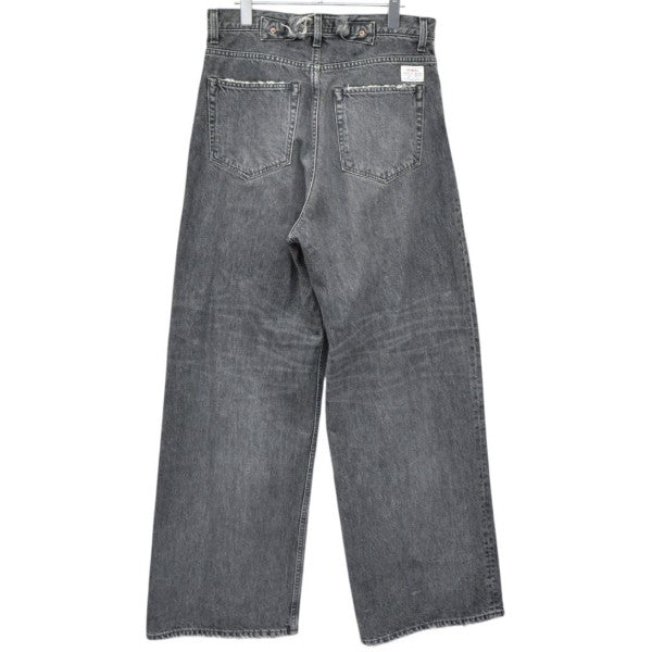 2025SS　Wide Vintage Denim Pants　ワイドヴィンテージデニムパンツ　タックバギージーンズ　25SSRG-DNM3