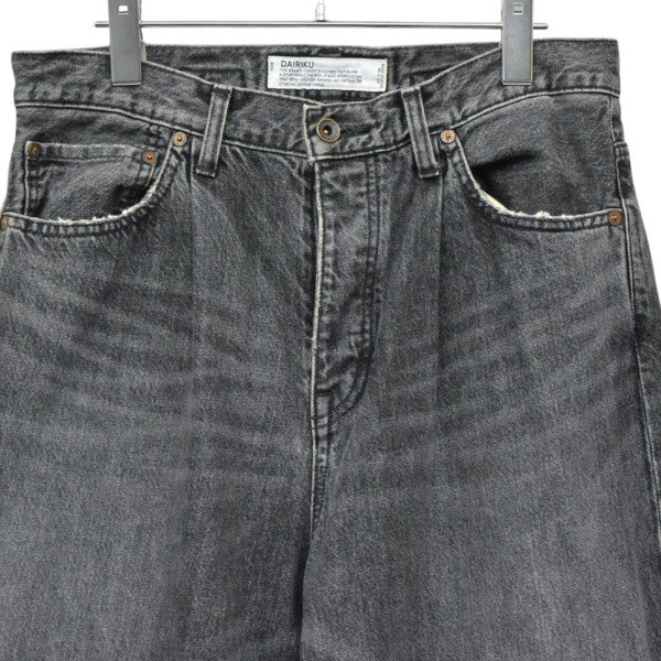 2025SS　Wide Vintage Denim Pants　ワイドヴィンテージデニムパンツ　タックバギージーンズ　25SSRG-DNM3