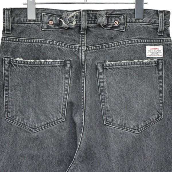 2025SS　Wide Vintage Denim Pants　ワイドヴィンテージデニムパンツ　タックバギージーンズ　25SSRG-DNM3