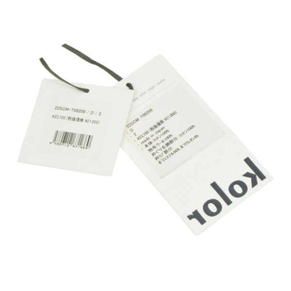KOLOR 2022SS 度詰め天竺VネックTシャツ 切替Ｔシャツ 22SCM-T08208 古着・中古-7枚目のアイテム画像