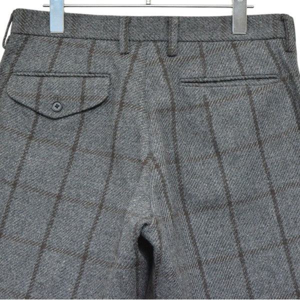 KOLOR 2019AW ウールツイルチェックテーパードパンツ スラックス 19WCM-P21103S 古着・中古-4枚目のアイテム画像