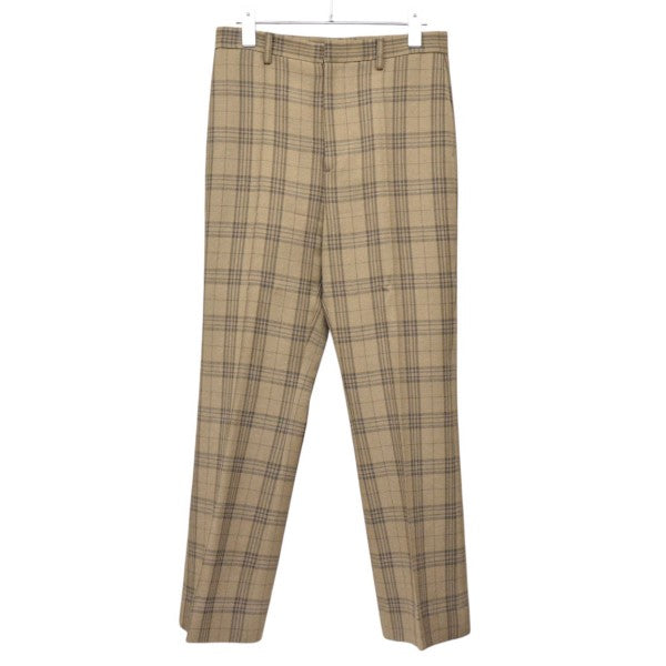 AURALEE 2019AW WOOL SERGE CHECK SLACKS ウールサージチェックスラックス A9AP06SC 古着・中古-1枚目のアイテム画像