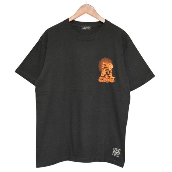 NineMicrophones Pray with the microphone TEE プリントTシャツ GEKI 古着・中古-2枚目のアイテム画像