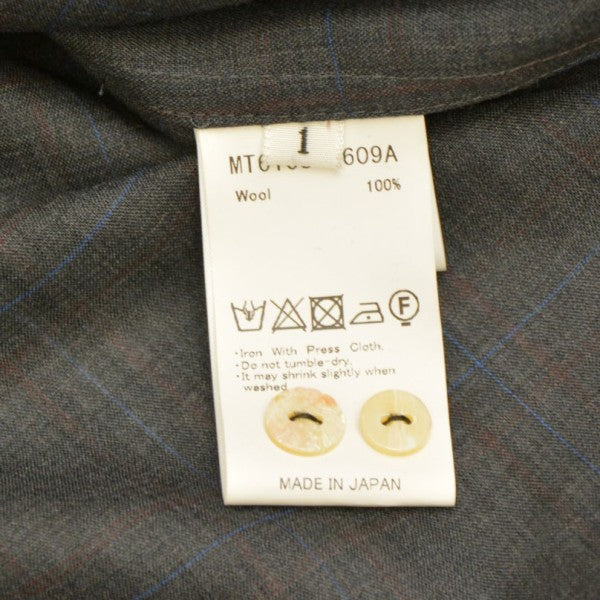 MAATEE＆SONS 2026SS ARTI SHIRTS H WOOL スタンドカラーチェックシャツ MT6103-0609A 古着・中古-8枚目のアイテム画像