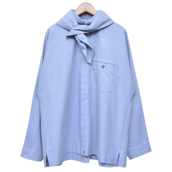 2026SS　STREAMLINE SHIRT　ストリームラインシャツ　スカーフブラウス　バンドカラー　HP61-FJ300