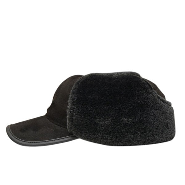 2022AW　Shearling Earflap 6-Panel　イヤーフラップボアキャップ　フェイクスウェードキャップ