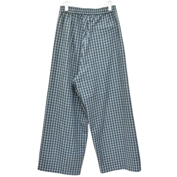 MASU(エムエーエスユー) 2026SS SPARKLING PLAID WIDE EASY PANTS