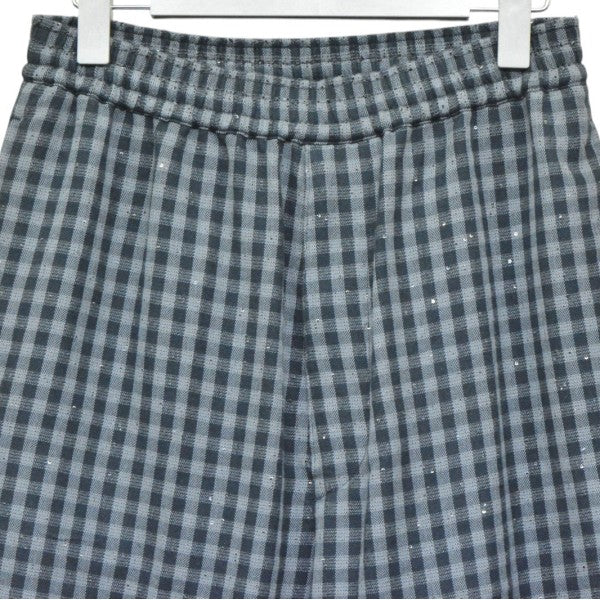 MASU(エムエーエスユー) 2026SS SPARKLING PLAID WIDE EASY PANTS