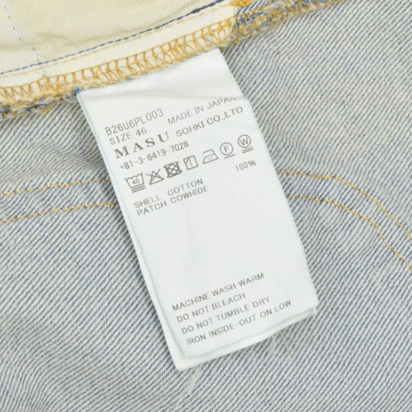 2026SS　MB BAGGY JEANS ANGEL DAMAGE　MASU BOY　バギージーンズ　B26U6PL003