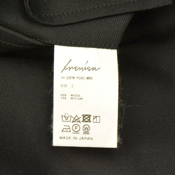 2025AW　TWO TUCKS WIDE CARGO PANTS　2タックワイドカーゴパンツ　IH-25FW-P040-WRK