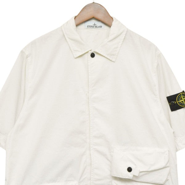 2026SS　Comfort-fit short-sleeve shirt with pockets　コンフォートフィットショートスリーブカーゴポケットシャツ　L1S151100024S0318