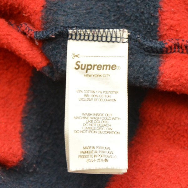 2024AW　Hooded Sweatshirt　ボーダープルオーバーパーカー　スウェット