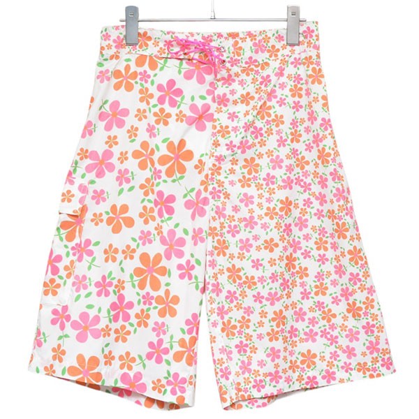 Long-Length Printed Recycled-Shell Swim Shorts　総柄ショートパンツ