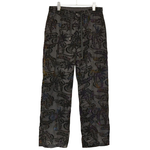 2024AW　RYUKYU DYEING VELVET PANTS　総柄ベロアパンツ　T24AW-PT02