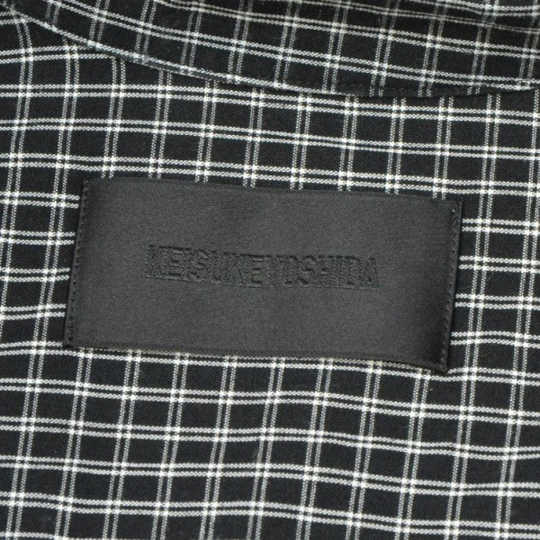 KEISUKE YOSHIDA 2026SS Windward Short Shirt ウィンドワードショートシャツ フロントドレープチェックシャツ KYB61FJ013 古着・中古-5枚目のアイテム画像