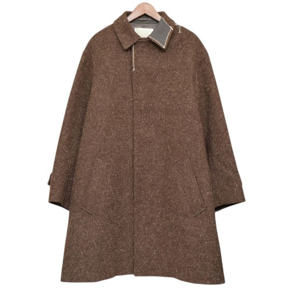 KOLOR 2021AW SOUTIEN COLLAR COAT ケンピメルトン ステンカラーコート 21WCM-C06107