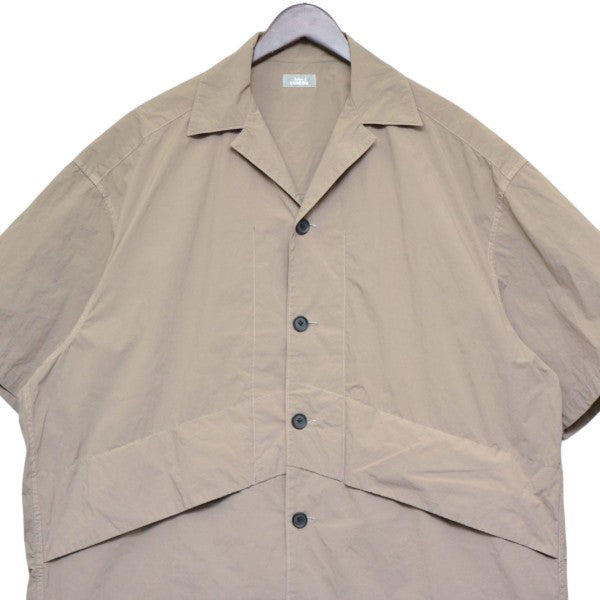 2024SS　OVER DYE SHIRT　オーバーダイシャツ　半袖オープンカラーシャツ　24SBM-G03132